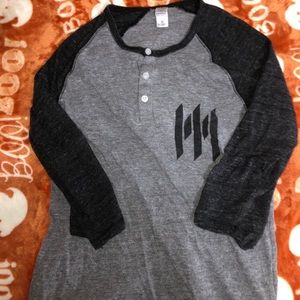 memphis may fire graphic baseball tee